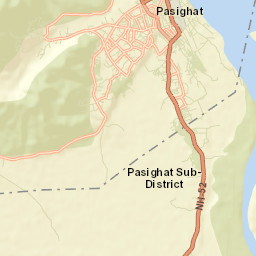 Pasighat Street Map