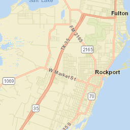 Aransas County Street Map