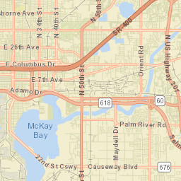 Ybor City Florida Street Map