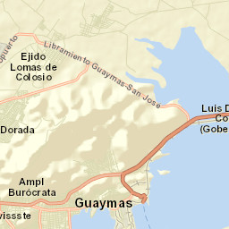 Heroica Guaymas Street Map