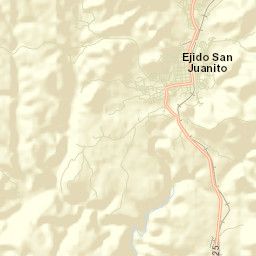 San Juanito Street Map