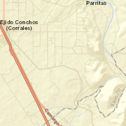 Estación Conchos Street Map