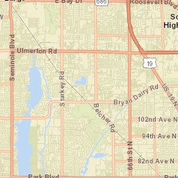 Ulmerton Florida Street Map