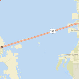 Gandy Florida Street Map