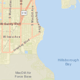 Port Tampa Florida Street Map