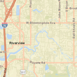Riverview Street Map
