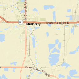 South Mulberry Florida Street Map