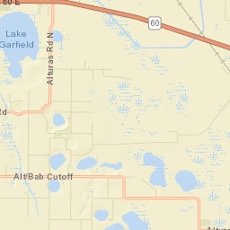 Alturas Florida Street Map