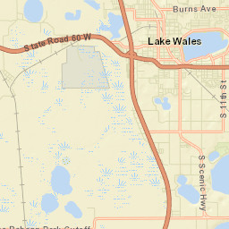West Lake Wales Florida Street Map