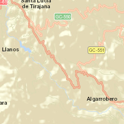 Santa Lucía Street Map