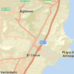 Vecindario Street Map