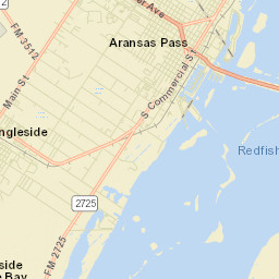Aransas Pass Street Map