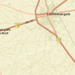 Lachhmangarh Sikar Street Map