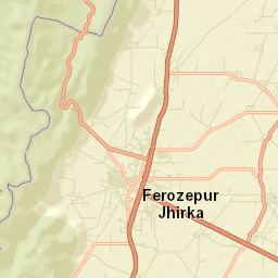 Firozpur Jhirka Street Map