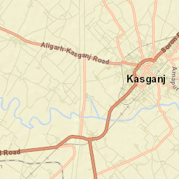 Kasganj Street Map