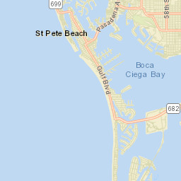 Tierra Verde Florida Street Map