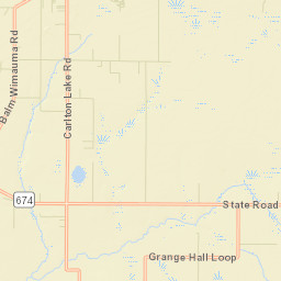 Balm Florida Street Map