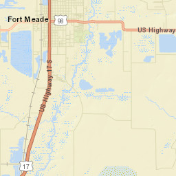 Fort Meade Florida Street Map