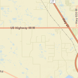 West Frostproof Florida Street Map