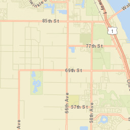 Wabasso Florida Street Map