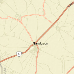 Nandgaon Street Map