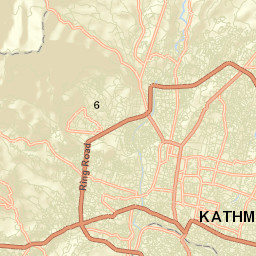 Kathmandu Street Map