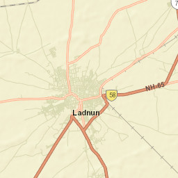 Ladnun Street Map