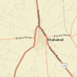 Shahabad Street Map
