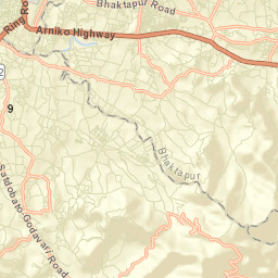 Madhyapur Thimi Street Map