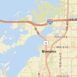 Terra Ceia Florida Street Map