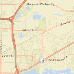 Gillette Florida Street Map