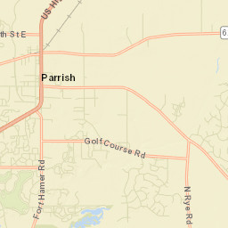 Parrish Florida Street Map