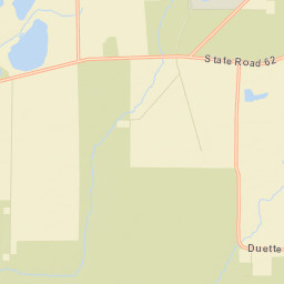 Old Duette Florida Street Map