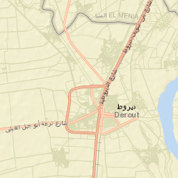 Dayrūţ Street Map