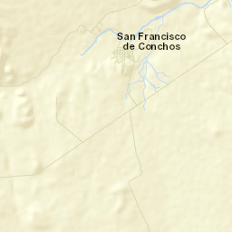 San Francisco de Conchos Street Map