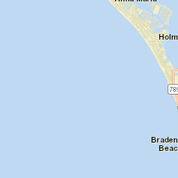 Holmes Beach Florida Street Map
