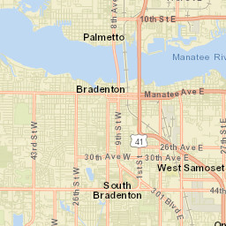 West Samoset Florida Street Map
