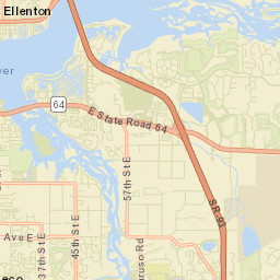 Fullers Earth Florida Street Map