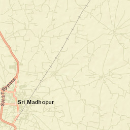 Sri Madhopur Street Map