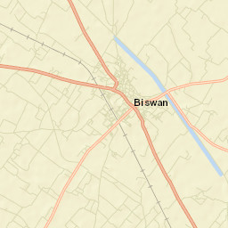 Biswan Street Map