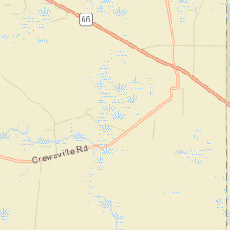 Crewsville Florida Street Map