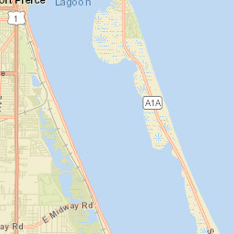 Fort Pierce Florida Street Map