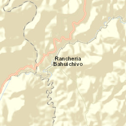 Bahuichivo Street Map