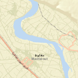 Manfalūţ Street Map
