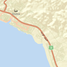 Duba Street Map