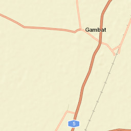 Gambat Street Map