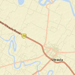 Utraula Street Map