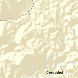 Cerocahui Street Map