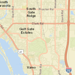 Sunnyland Florida Street Map