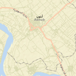Abnūb Street Map